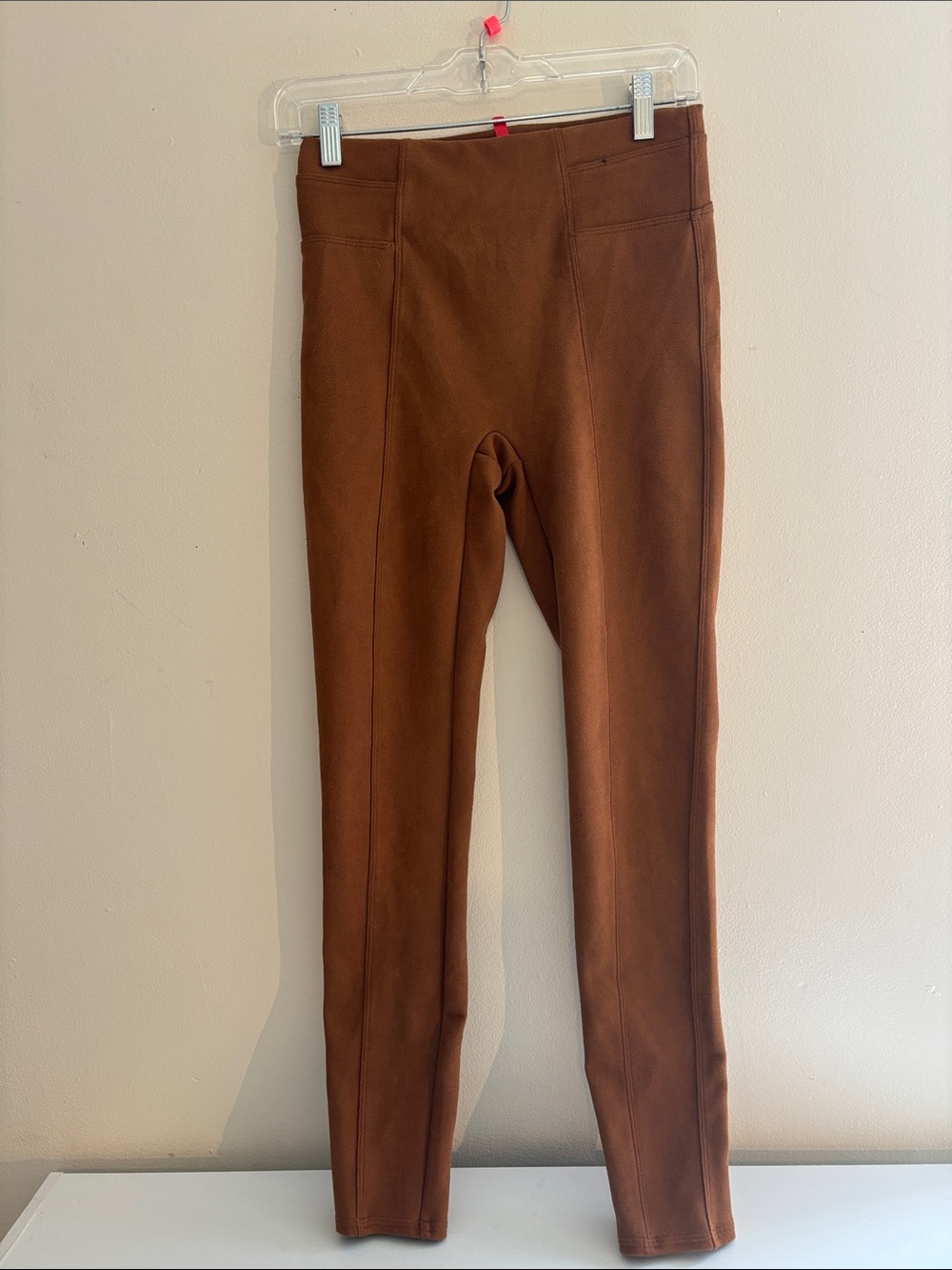 SPANX Brown High-Rise Ponte Leggings